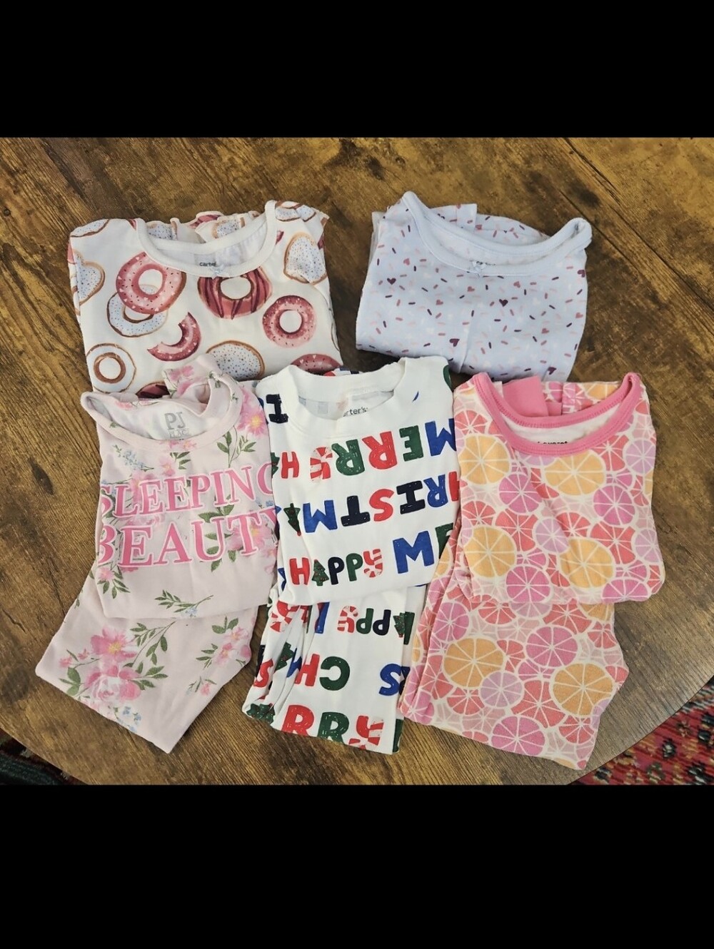 4T Fall/Winter Pajamas Bundle